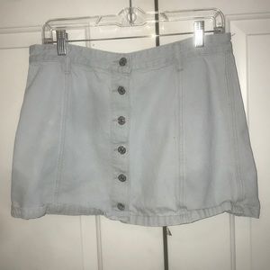 Cute jean miniskirt